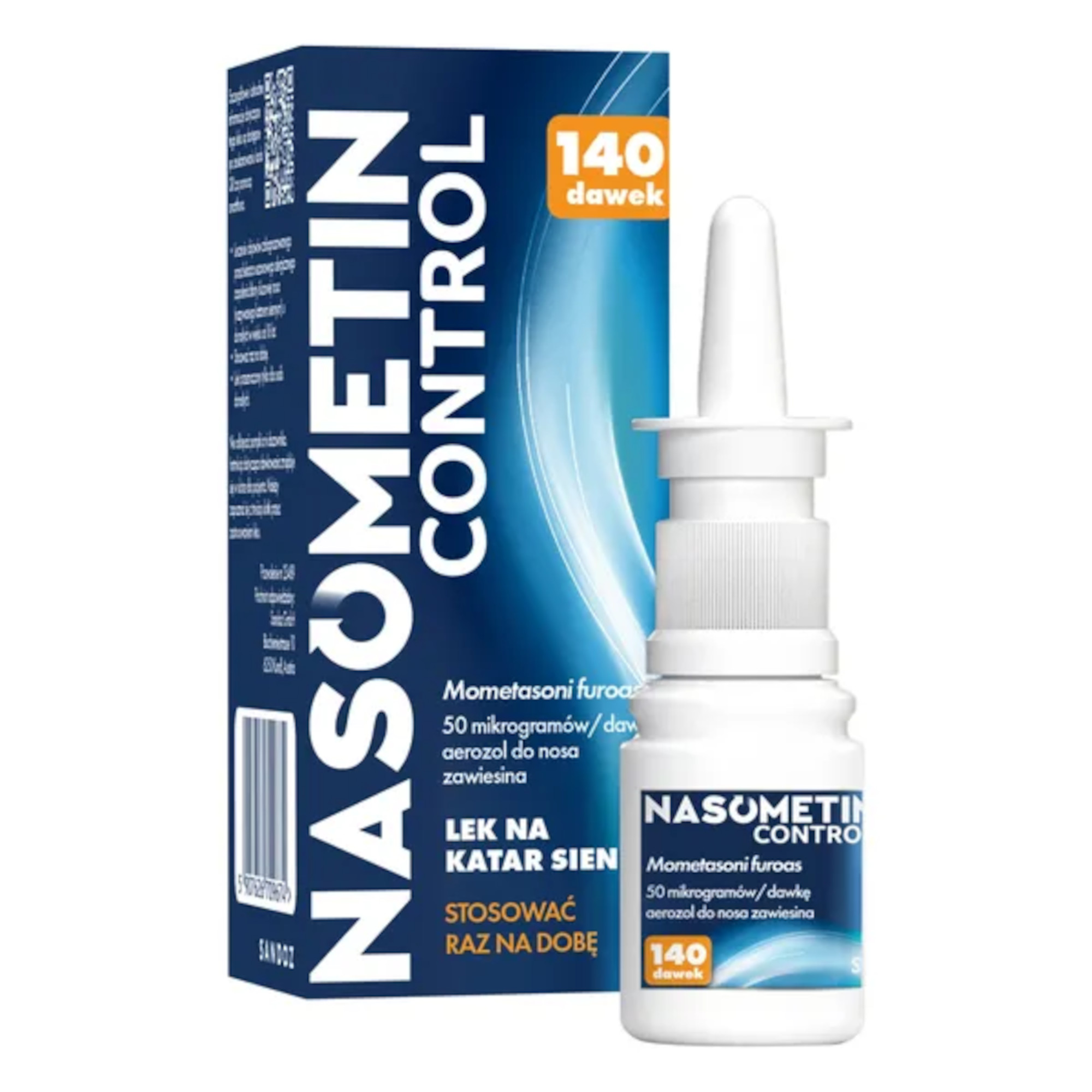 Nasometin Control, 50 mcg/daw., aerozol do nosa, 140 dawek zdjęcie