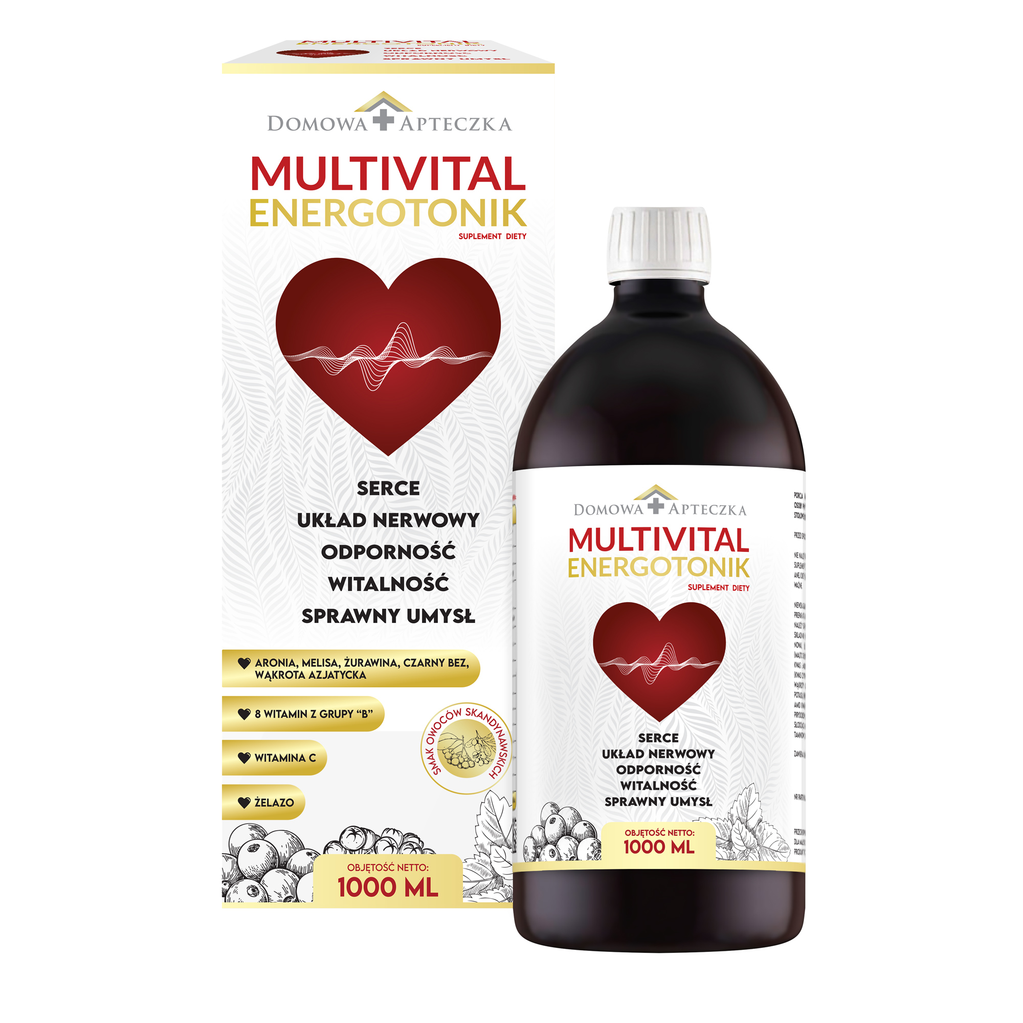 Domowa Apteczka Multivital Energotonik 1000 ml [NOWA FORMUŁA] zdjęcie