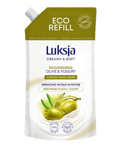 Luksja Creamy&Soft Olive&Yoghurt Kremowe mydło w płynie zapas, 400 ml - cena, opinie, właściwości  zdjęcie