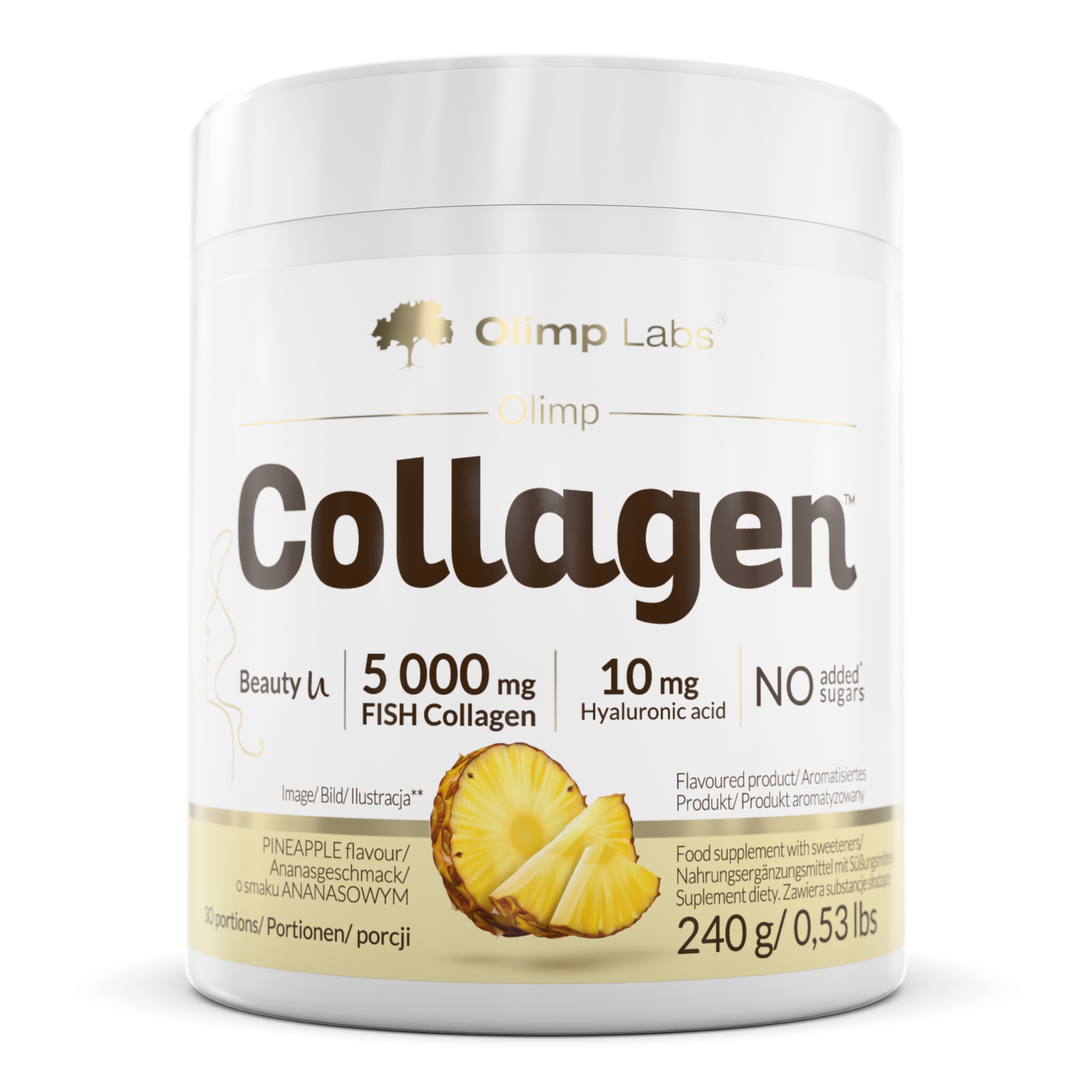 Olimp Collagen, smak ananasowy, 240 g zdjęcie