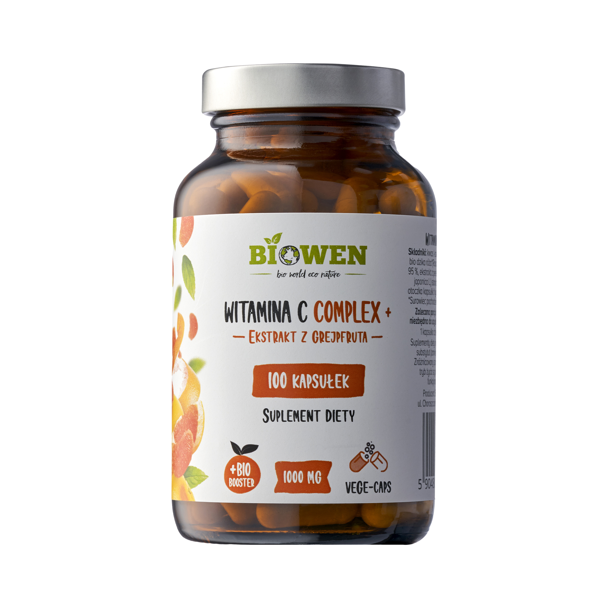 Biowen, Witamina C Complex+, kapsułki, 100 sztuk zdjęcie