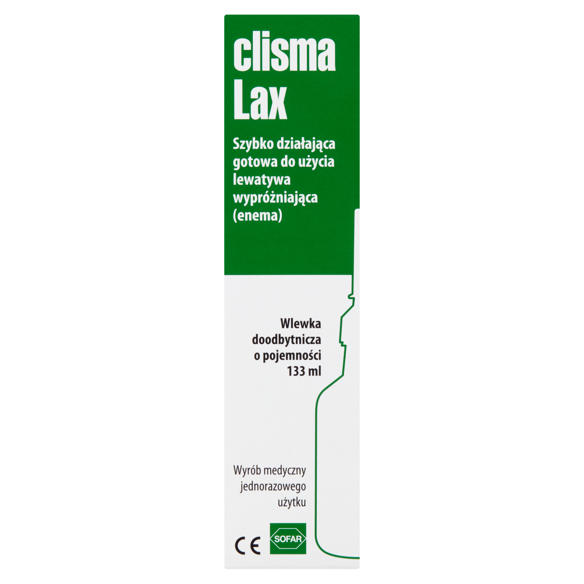 Clisma Lax, lewatywa jednorazowa, 133 ml zdjęcie