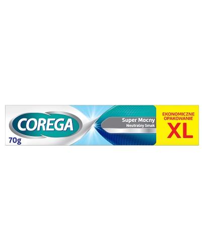 Corega Super Mocny Neutralny Smak, krem mocujący do protez zębowych, 70 g zdjęcie