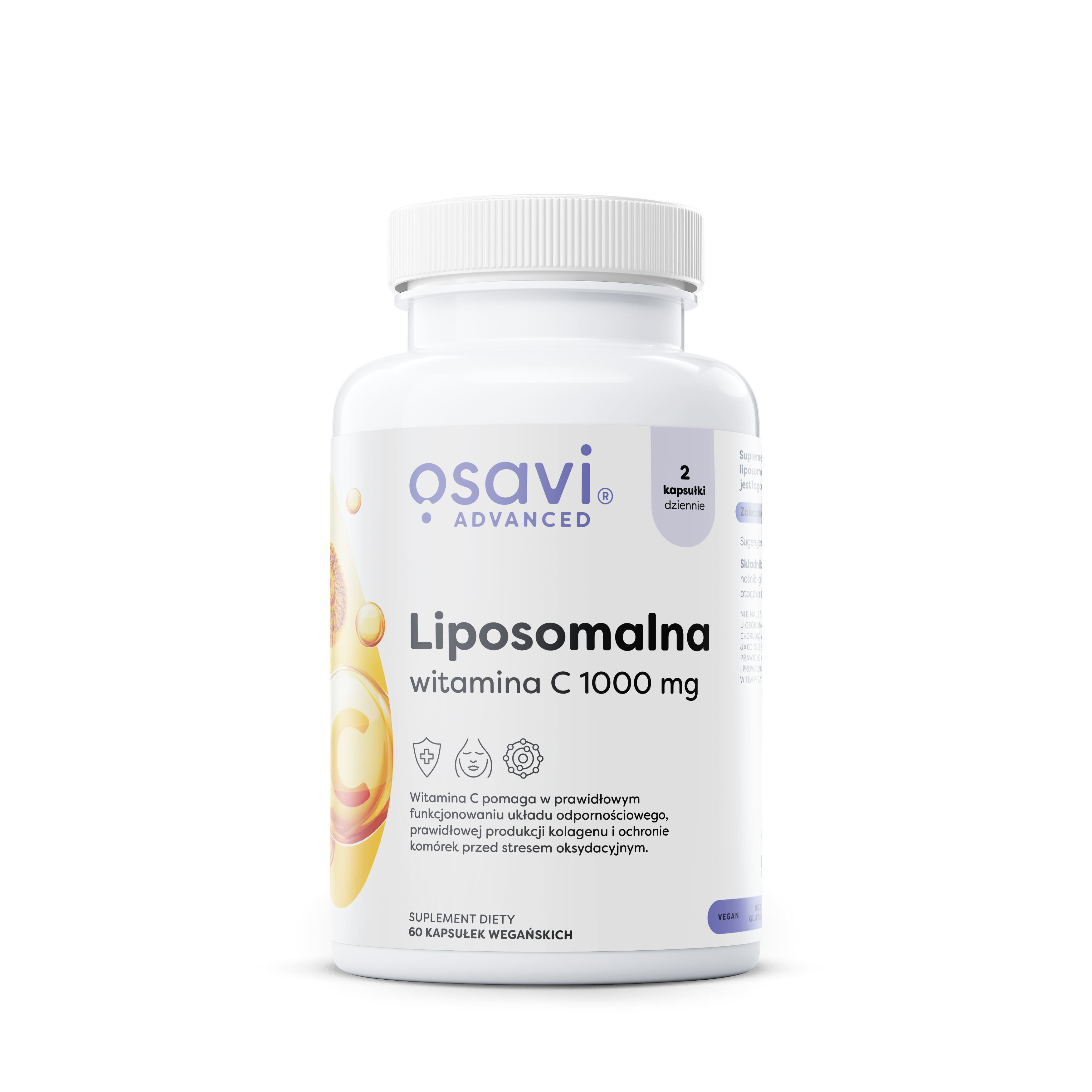 Osavi Liposomalna Witamina C 1000 mg, 120 kapsułek