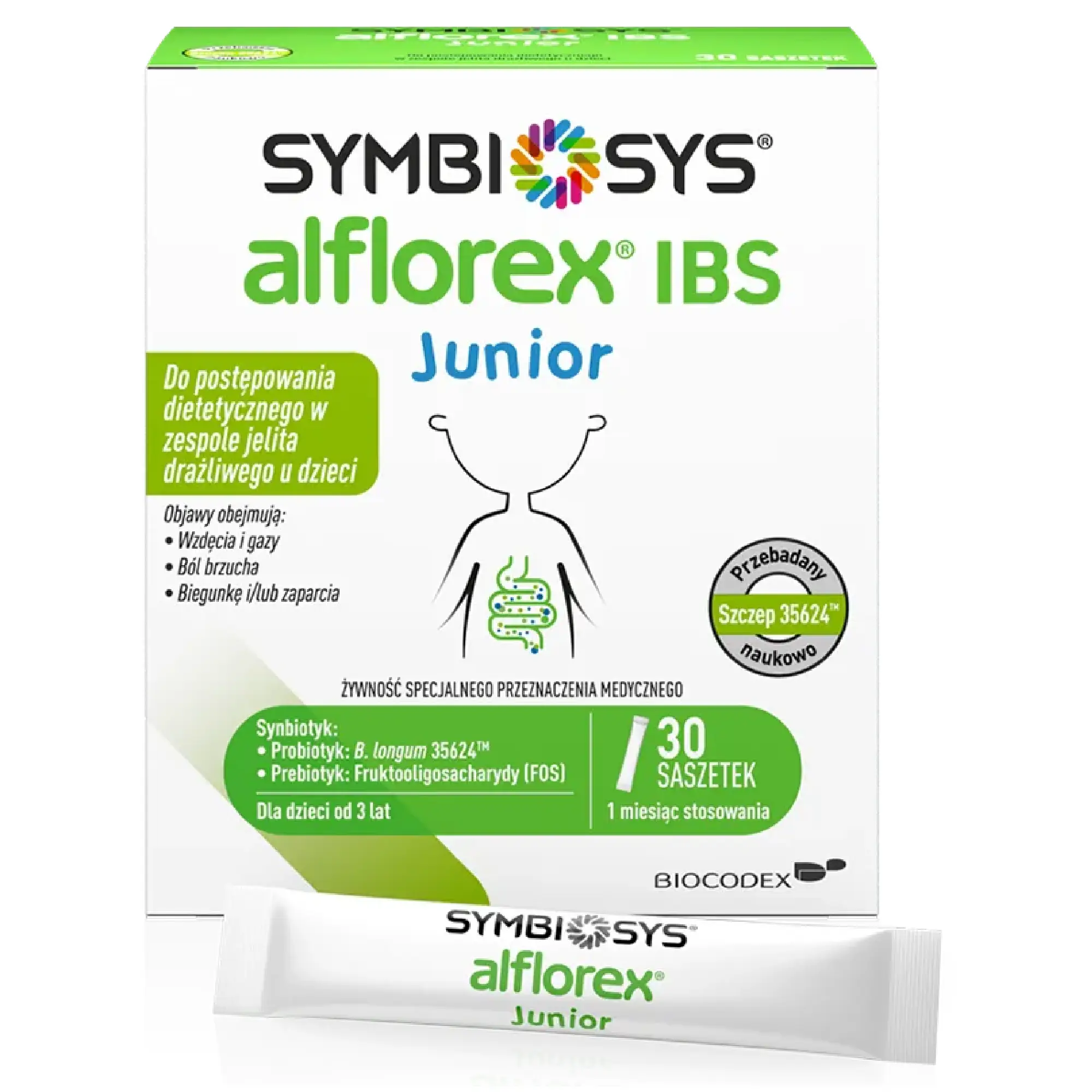 Symbiosys Alflorex IBS Junior, 30 saszetek