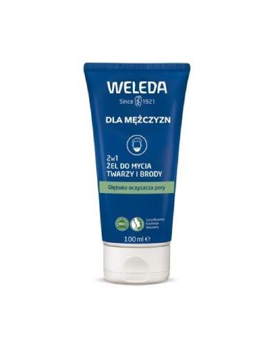Weleda Dla Mężczyzn Żel do mycia twarzy i brody 2w1, 100 ml zdjęcie