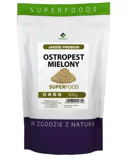 MedFuture SuperFood Ostropest mielony 500 g zdjęcie