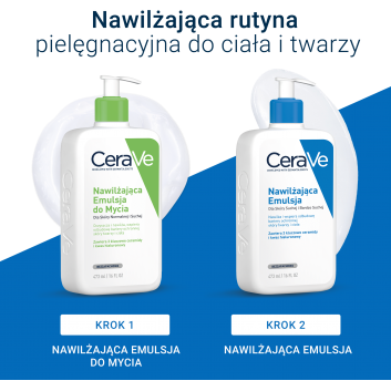 CeraVe nawilżająca emulsja do twarzy i ciała dla skóry suchej i bardzo suchej, 473 ml