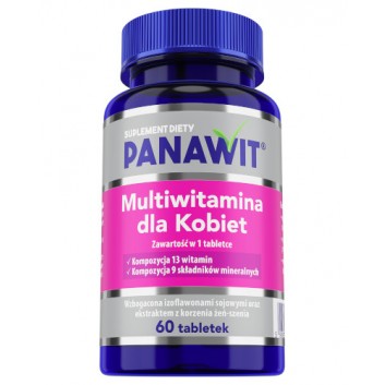 PANAWIT Multiwitamina dla kobiet, 60 tabletek