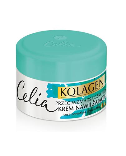 CELIA KOLAGEN Przeciwzmarszczkowy krem nawilżający z algami - 50 ml - cena, opinie, właściwości  zdjęcie