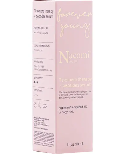 Nacomi Next Level serum terapia telomerowa z peptydami 30 ml zdjęcie