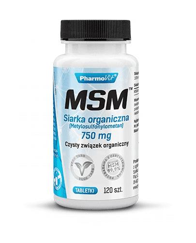 PharmoVit Siarka organiczna 750 mg - 120 tabletek zdjęcie