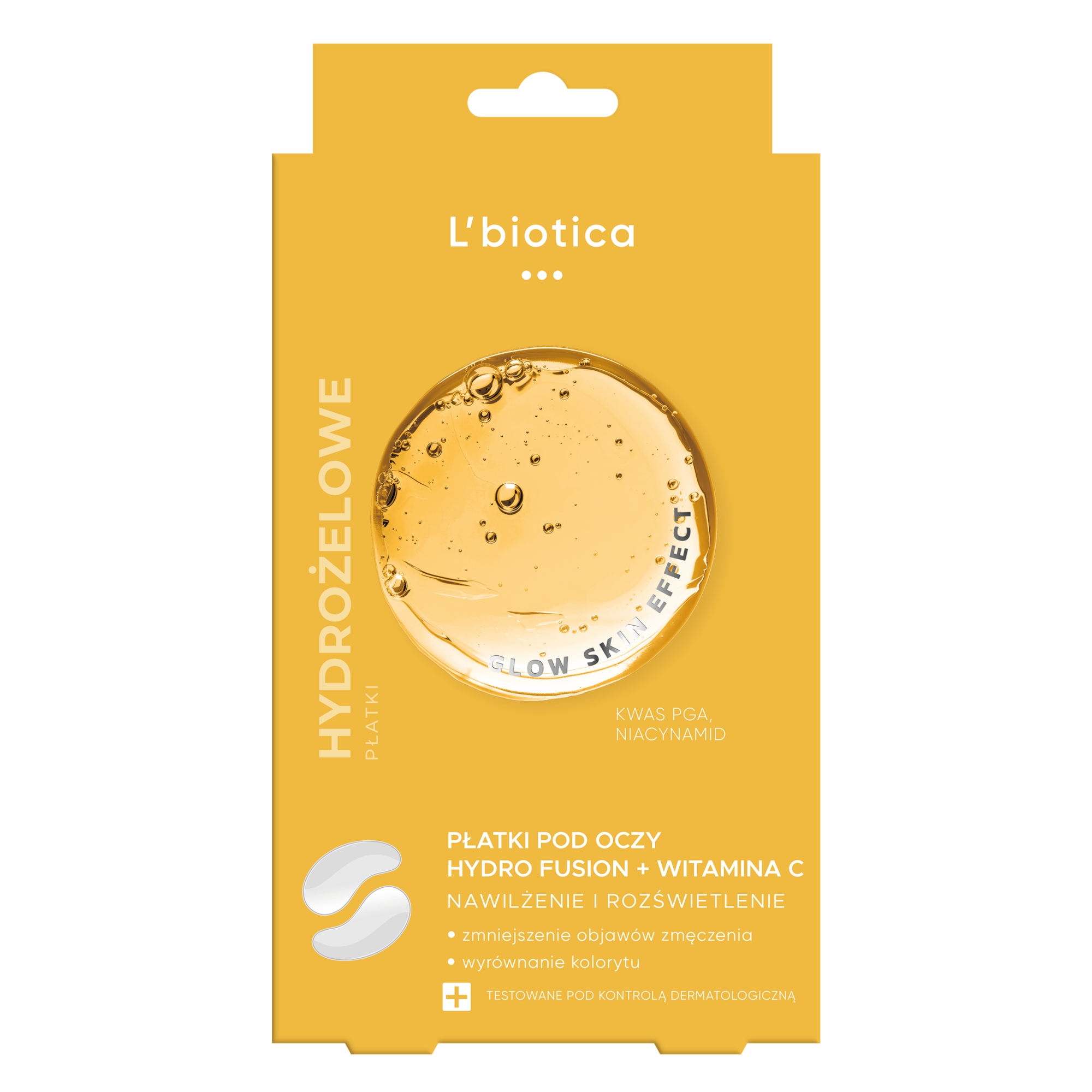 L'biotica, Hydrożelowe Płatki pod oczy z witaminą C, 1 para zdjęcie