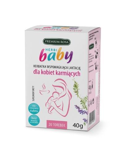 Herbi Baby Herbatka wspomagająca laktację dla kobiet karmiących, 20 torebek zdjęcie