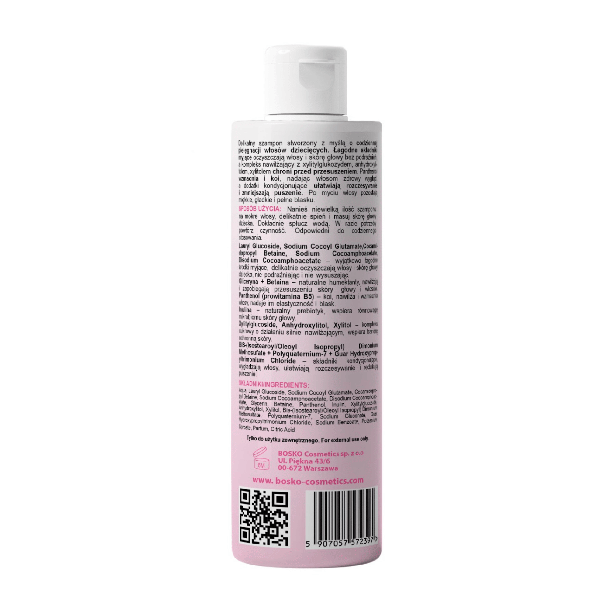Bosko Szampon dla dzieci delikatny, 200 ml