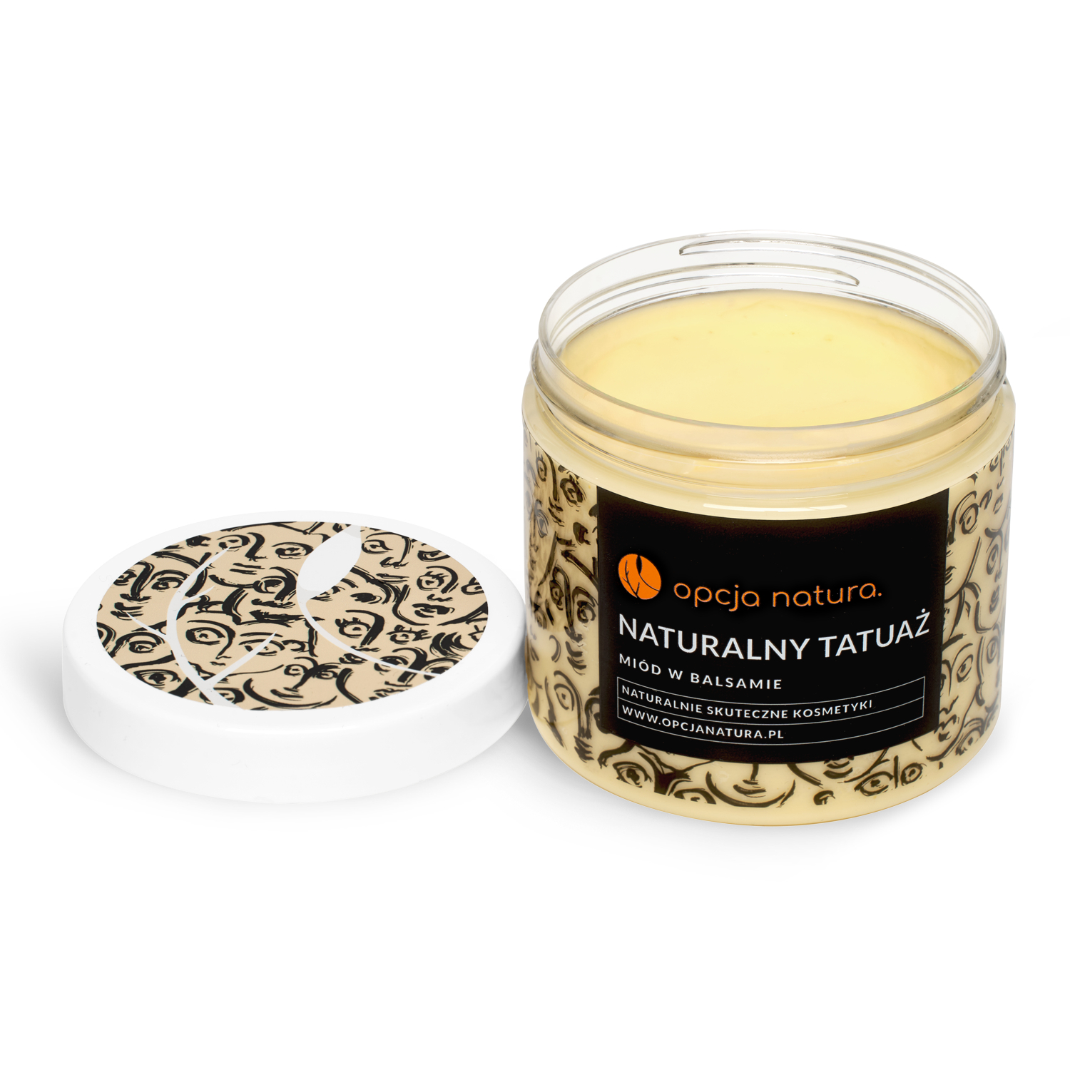 Opcja Natura Naturalny Tatuaż Miód w balsamie, 200 ml