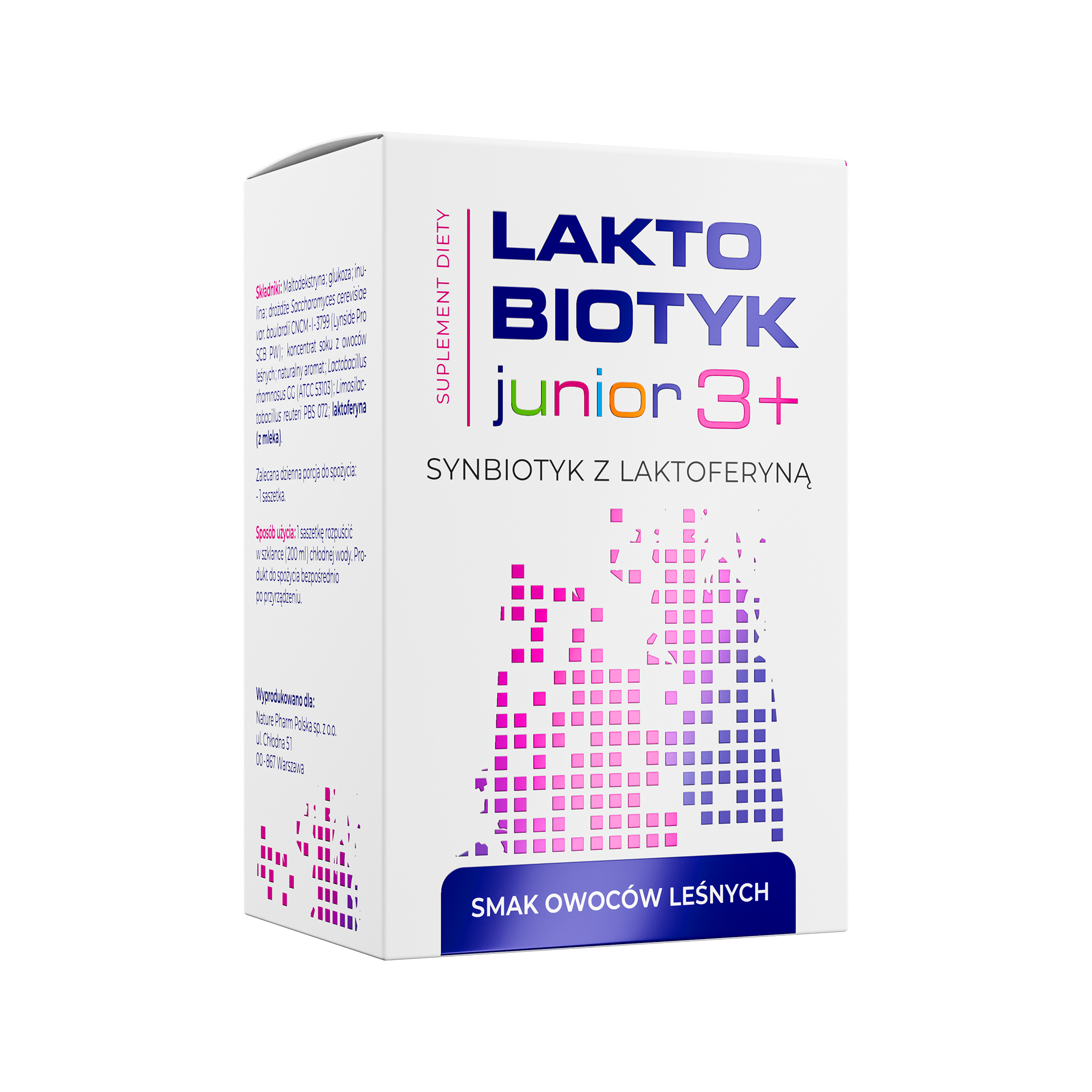 Laktobiotyk junior 3+, saszetki, 10 sztuk