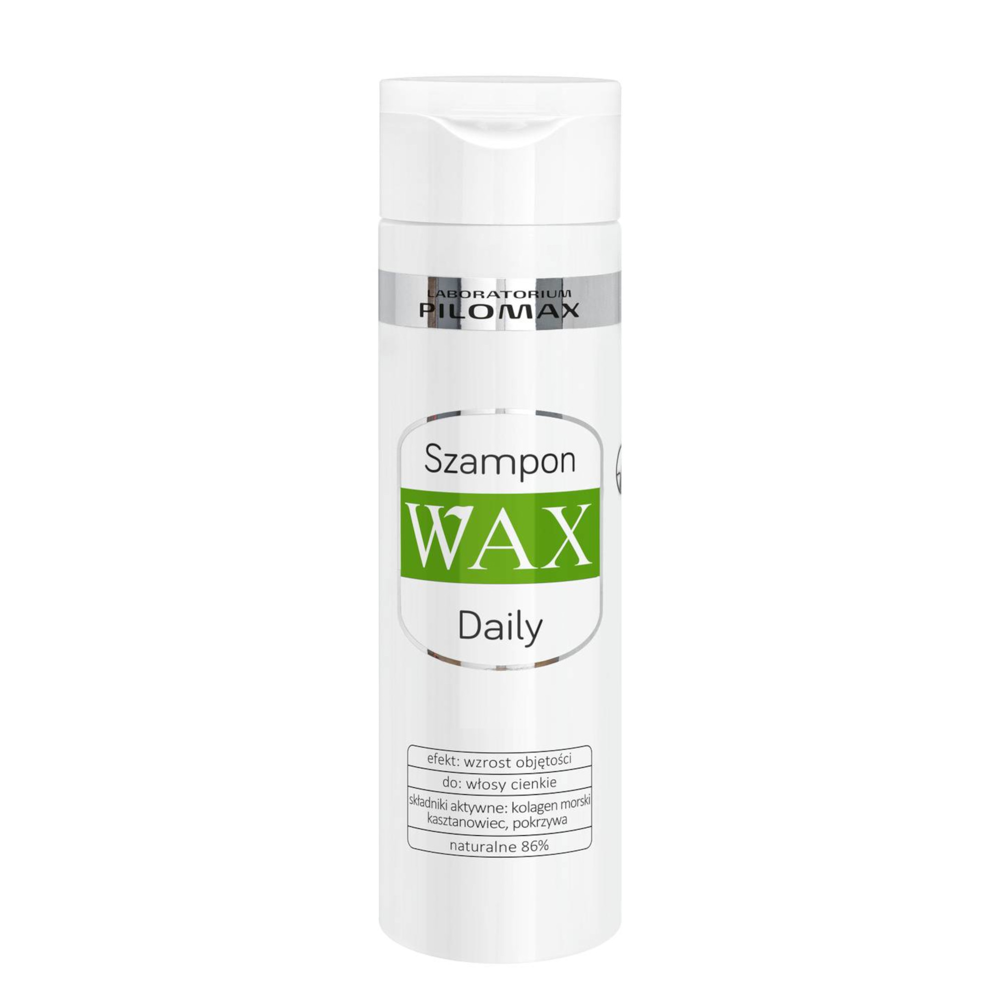 Pilomax WAX Daily Kolagen Morski szampon do włosów cienkich bez objętości 200 ml zdjęcie