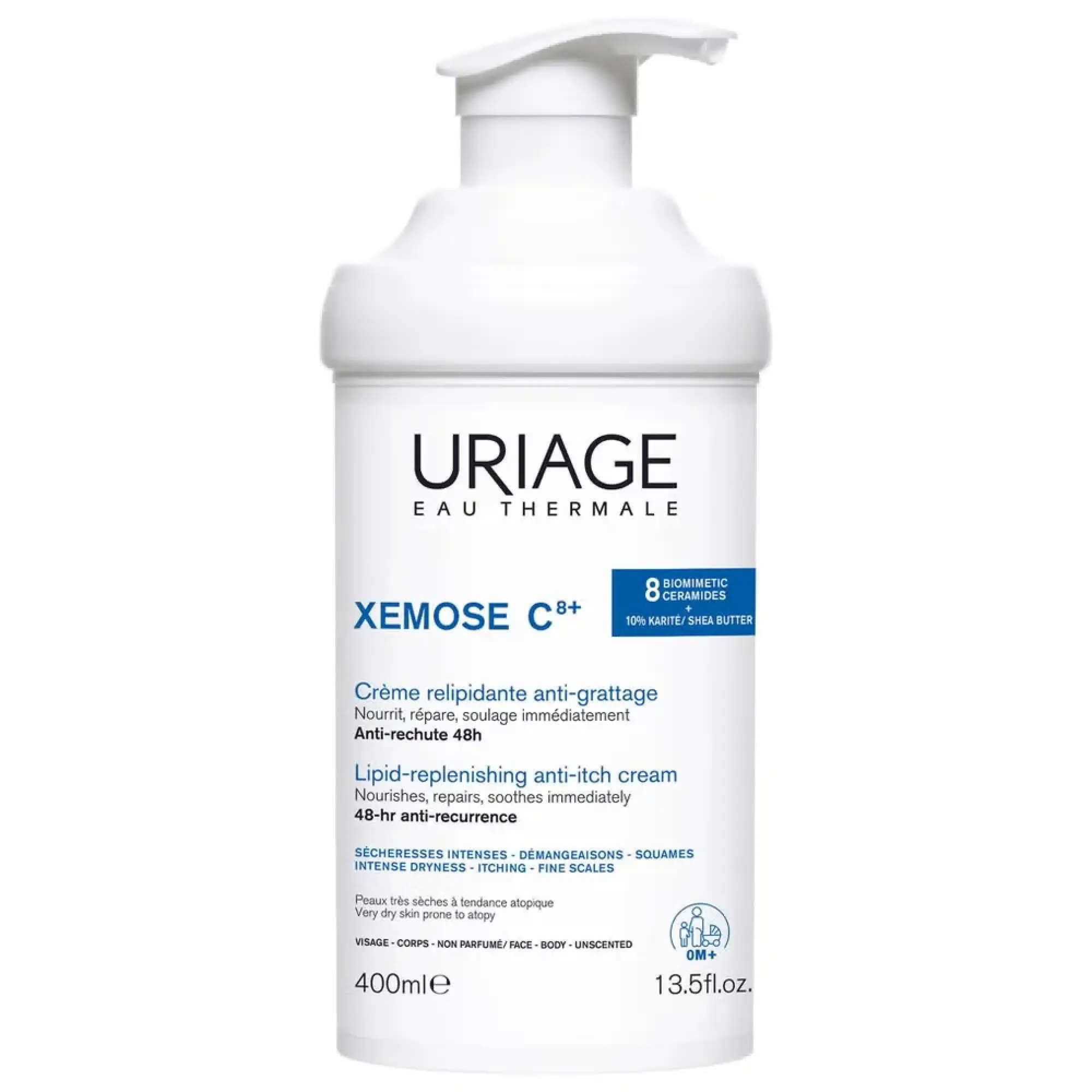 URIAGE XEMOSE C8+, krem dla skóry bardzo suchej, 400 ml zdjęcie