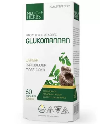 Medica Herbs Glukomannan 60 kapsułek zdjęcie