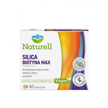 Naturell Silica Biotyna Max 60 tabletek