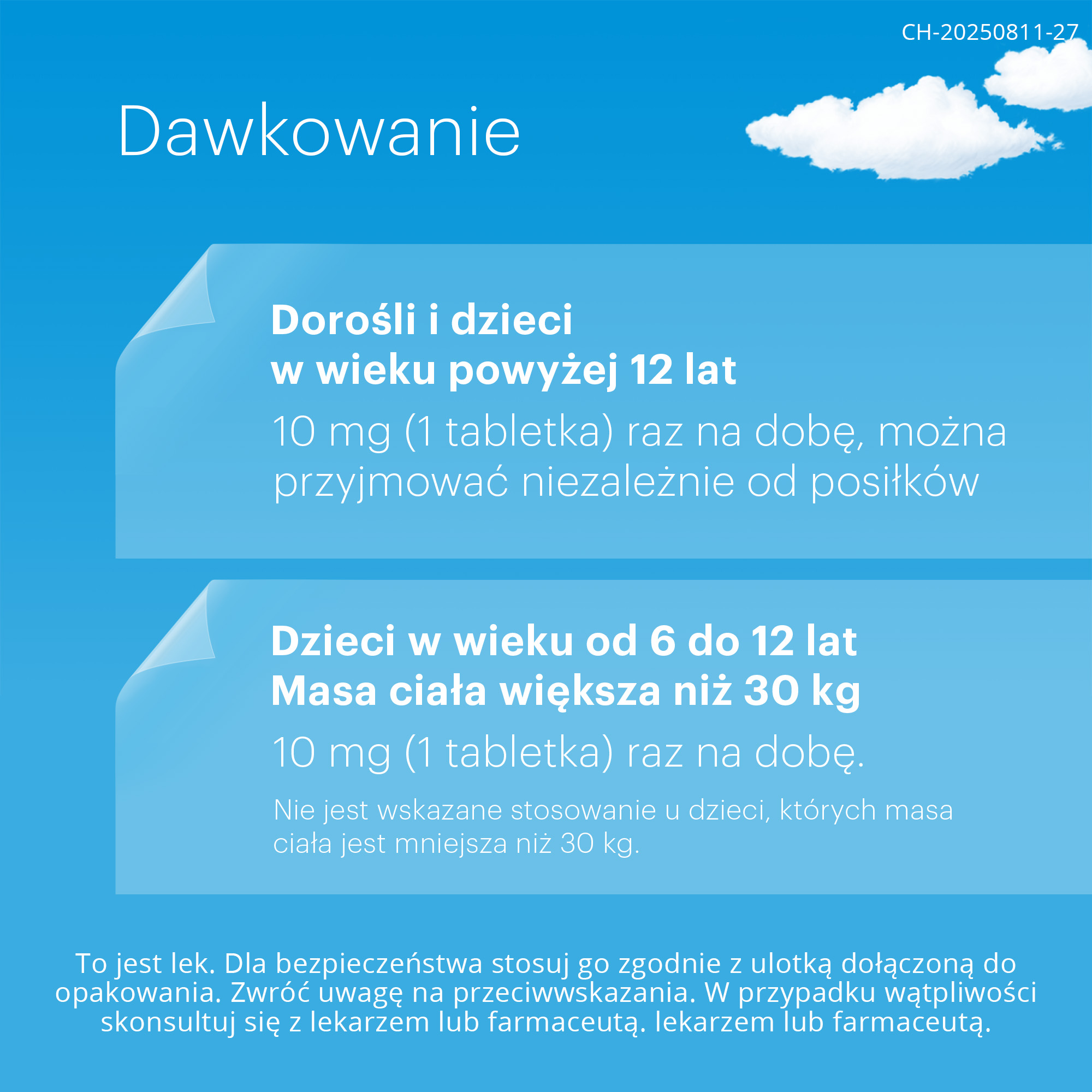 Claritine Allergy, 10 mg, 10 tabletek