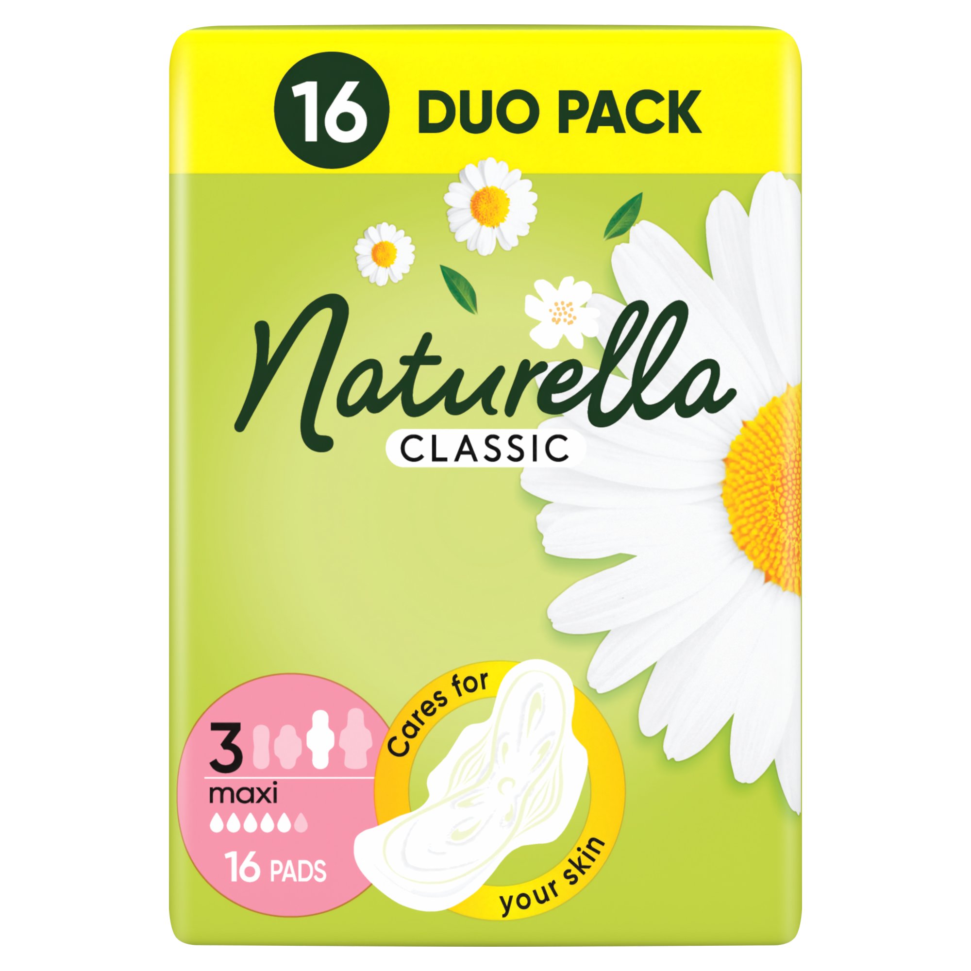 Naturella Classic Maxi Podpaski ze skrzydełkami, 16 sztuk zdjęcie