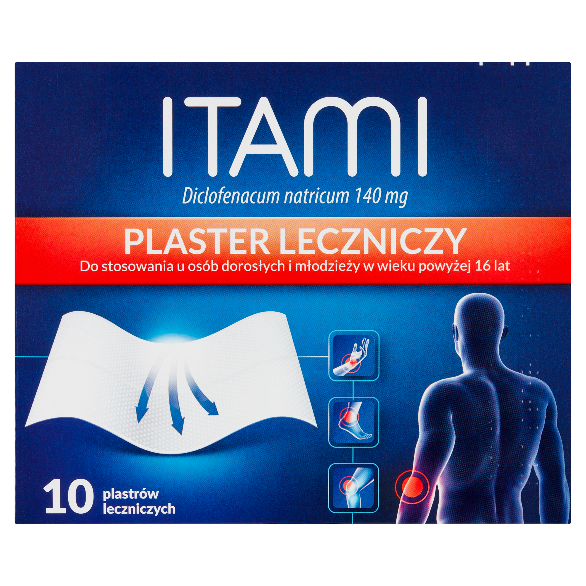 Itami, 140 mg, plastry lecznicze, 10 sztuk zdjęcie