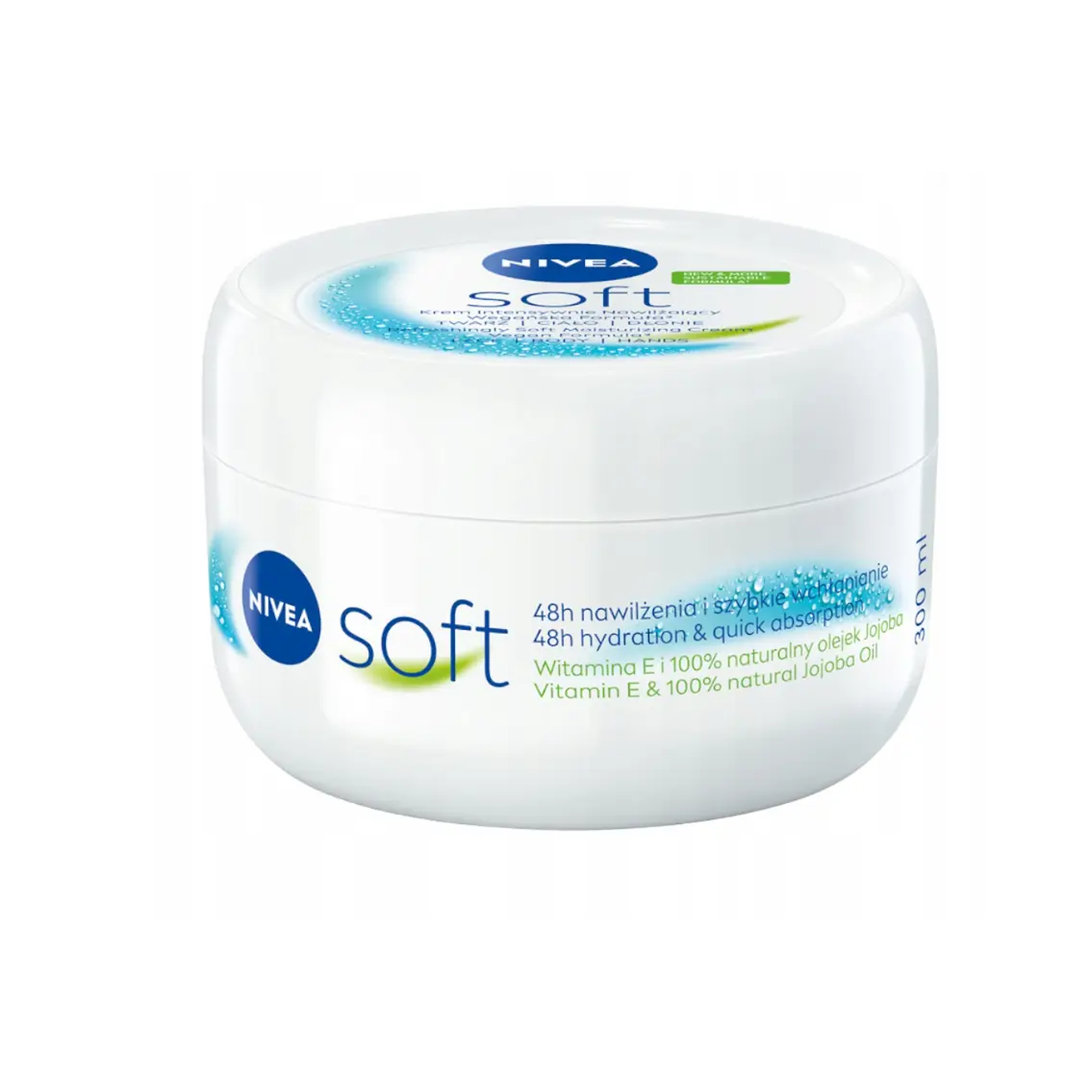 Nivea Soft, intensywnie nawilżający krem, 300 ml zdjęcie