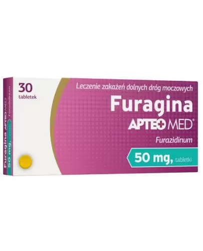 Furagina 50 mg Apteo Med 30 tabletek zdjęcie
