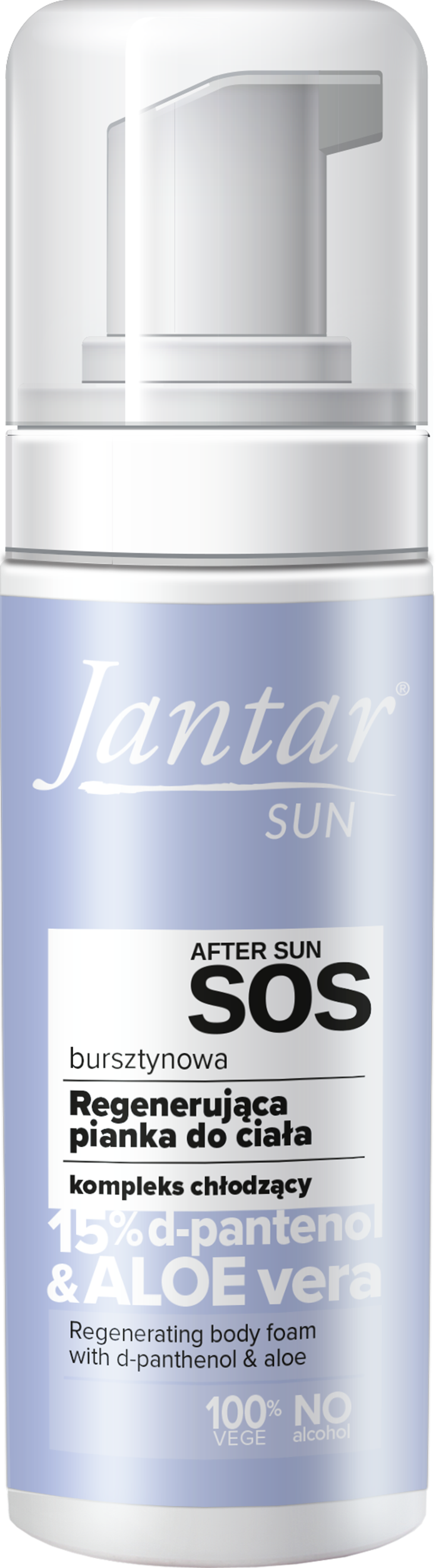 Jantar Sun Bursztynowa, Regenerująca pianka do ciała z kompleksem chłodzącym, 150 ml zdjęcie