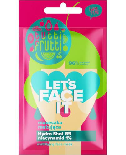 Tutti Frutti Let's Face It matująca maseczka z niacynamidem 1% + Hydro Shot B5 7 g zdjęcie