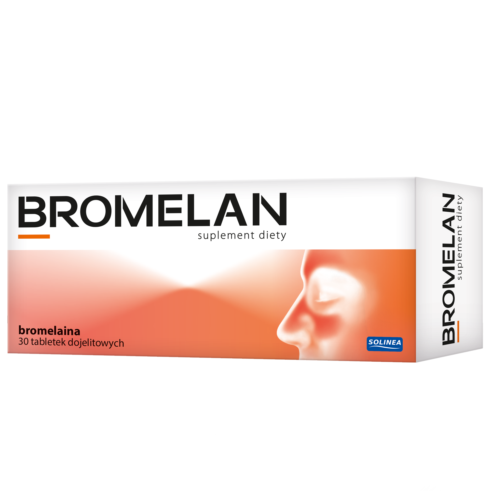 Bromelan 30 tabletek dojelitowych zdjęcie