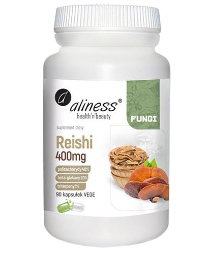 Aliness Reishi 400 mg, 90 kapsułek zdjęcie
