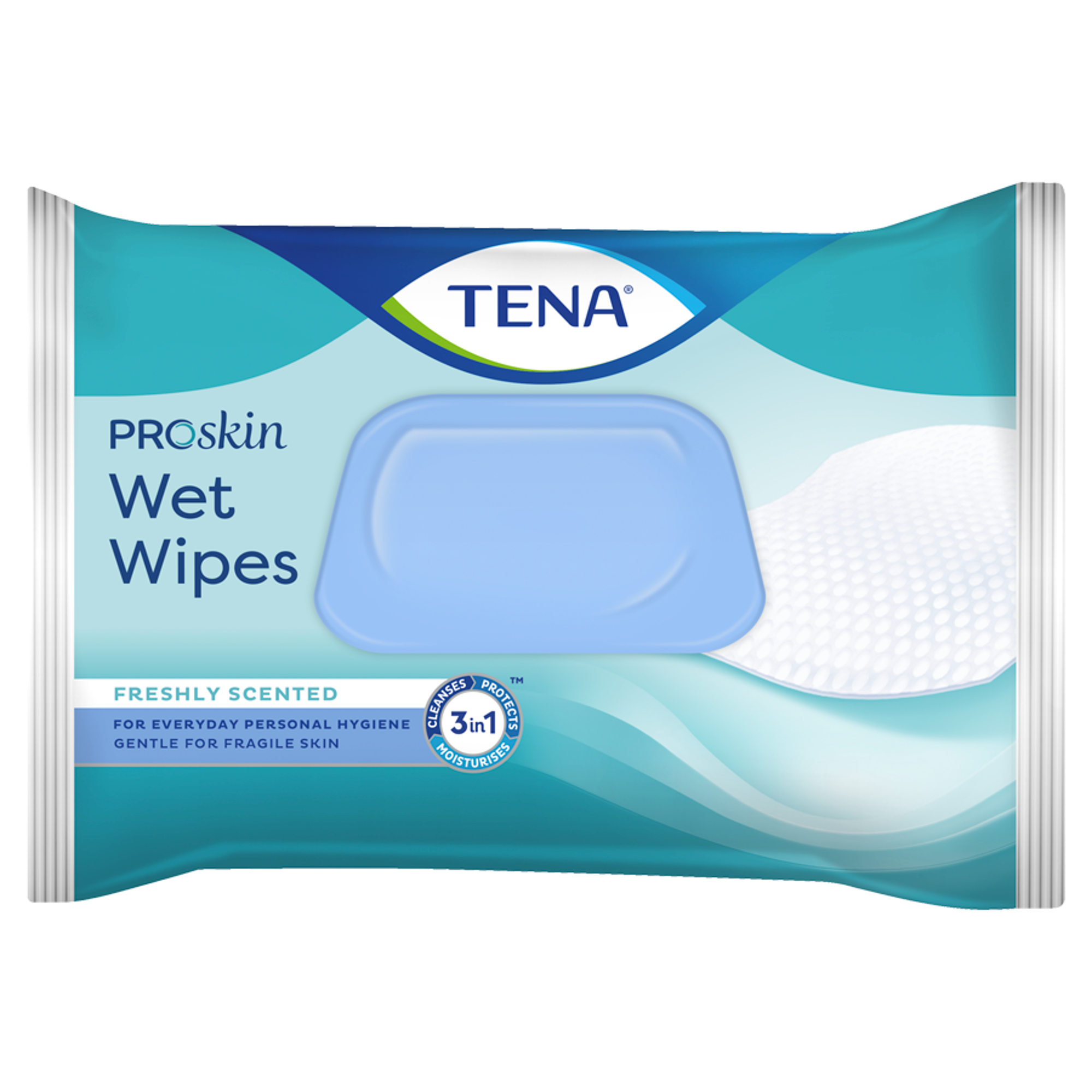 Tena Wet Wipes, chusteczki 3w1 nawilżające, 48 sztuk zdjęcie