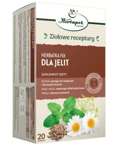 Herbapol Herbatka fix Dla Jelit 20 saszetek zdjęcie