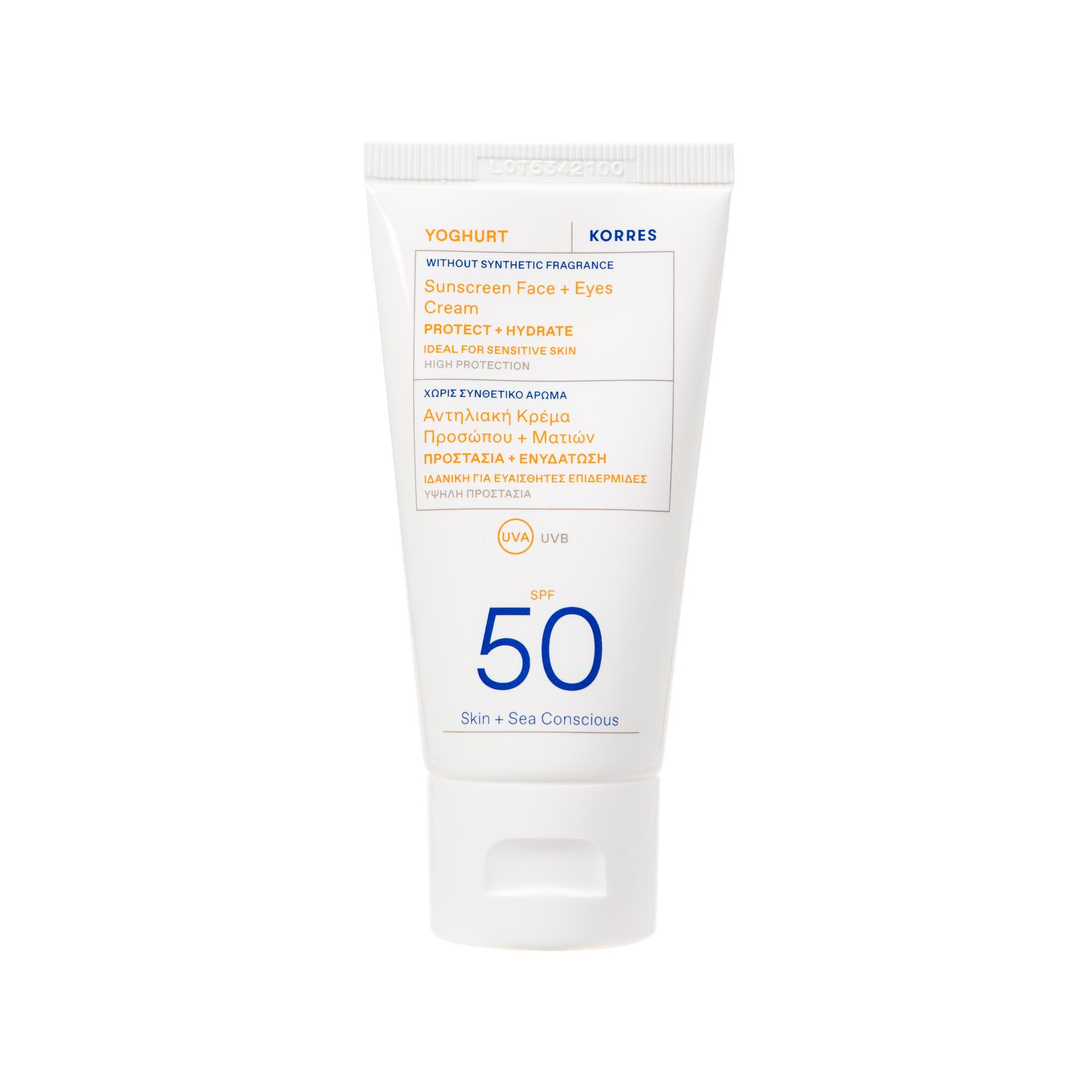 Korres Yoghurt krem-żel ochronny do twarzy i oczu SPF 50, 50 ml zdjęcie