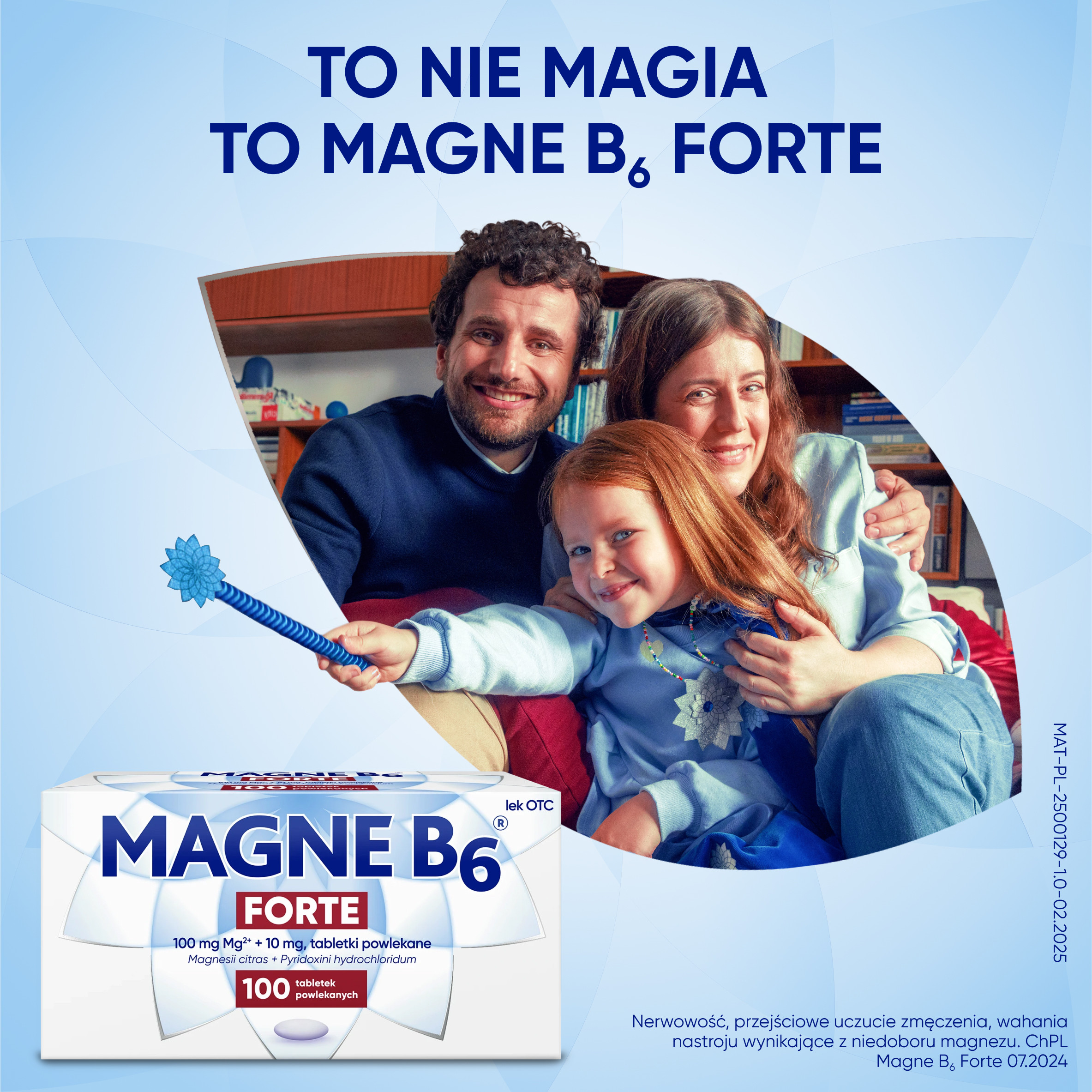 Magne B6 Forte, 100 mg+10 mg, tabletki powlekane, 100 sztuk