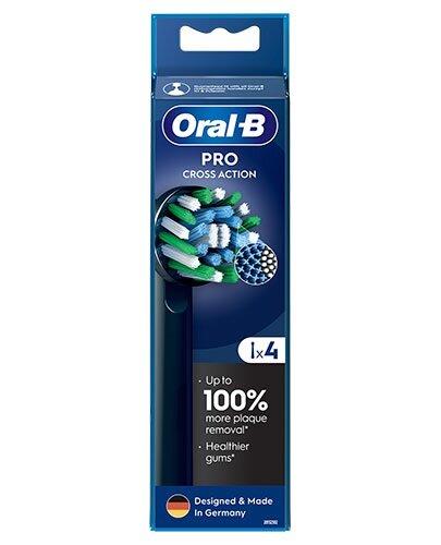 Oral-B Pro Cross Action Black Końcówki do szczoteczek elektrycznych, 4 sztuki zdjęcie