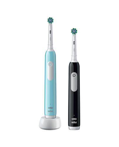 Oral-B Pro Series 1 Niebieska i czarna szczoteczka elektryczna, 2 sztuki zdjęcie
