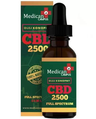 Medican Campus olej konopny CBD 2500 Full Spectrum 10 ml zdjęcie