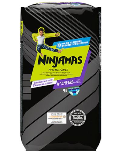 Pampers Ninjamas Chłopiec Pieluchomajtki 8-12 lat, 9 sztuk zdjęcie