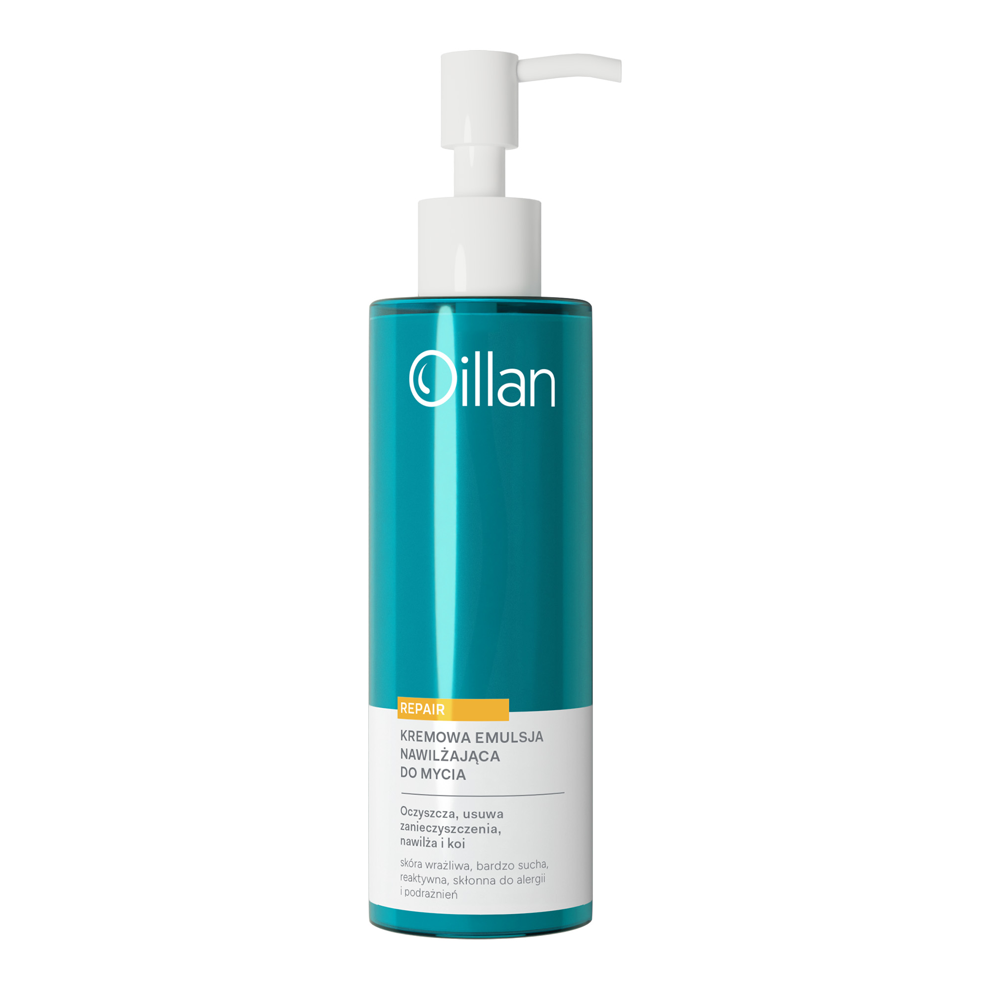 Oillan Repair, kremowa emulsja nawilżająca do mycia, 200 ml zdjęcie