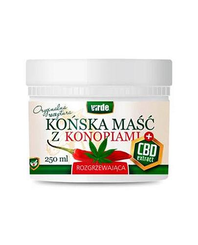 Virde Końska maść z konopiami i CBD rozgrzewająca - 250 ml Na ból mięśni - cena, opinie, stosowanie zdjęcie