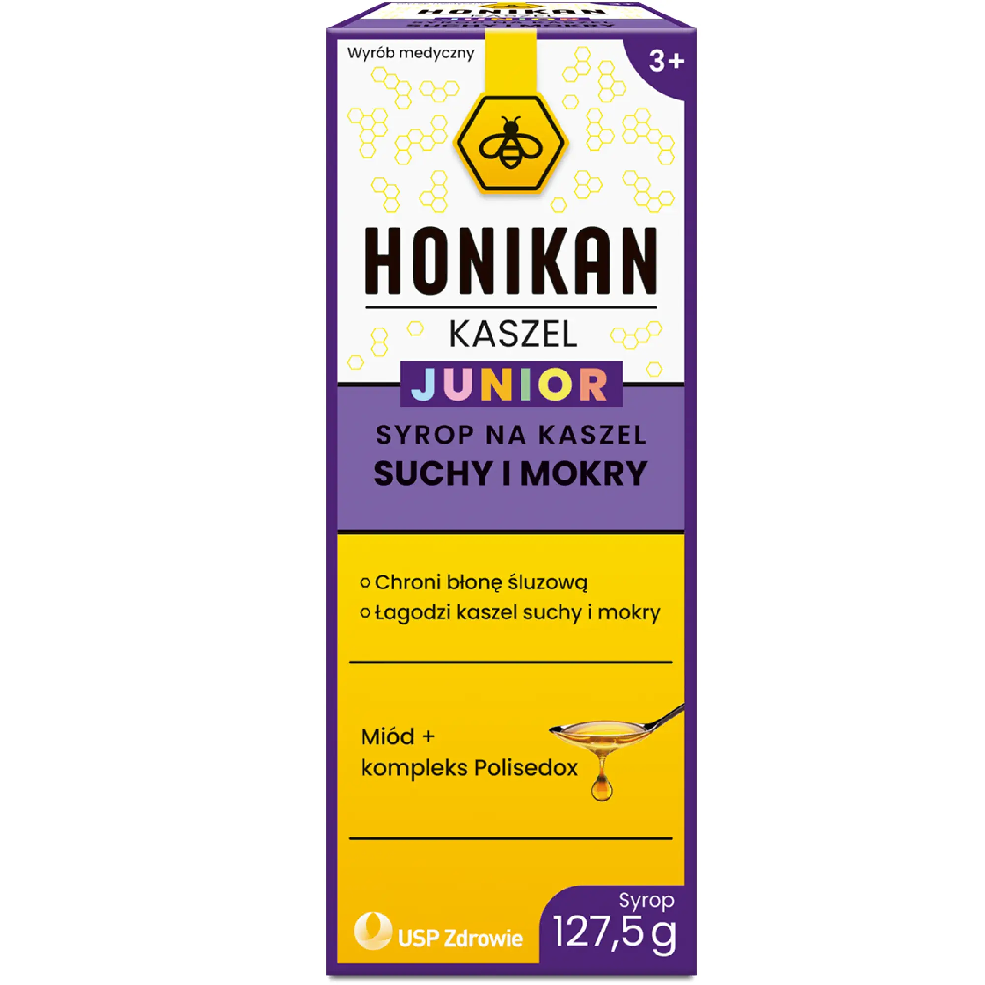 Honikan Kaszel Junior, syrop, 127,5 g zdjęcie