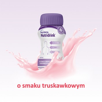 Nutridrink o smaku truskawkowym 4x 125 ml