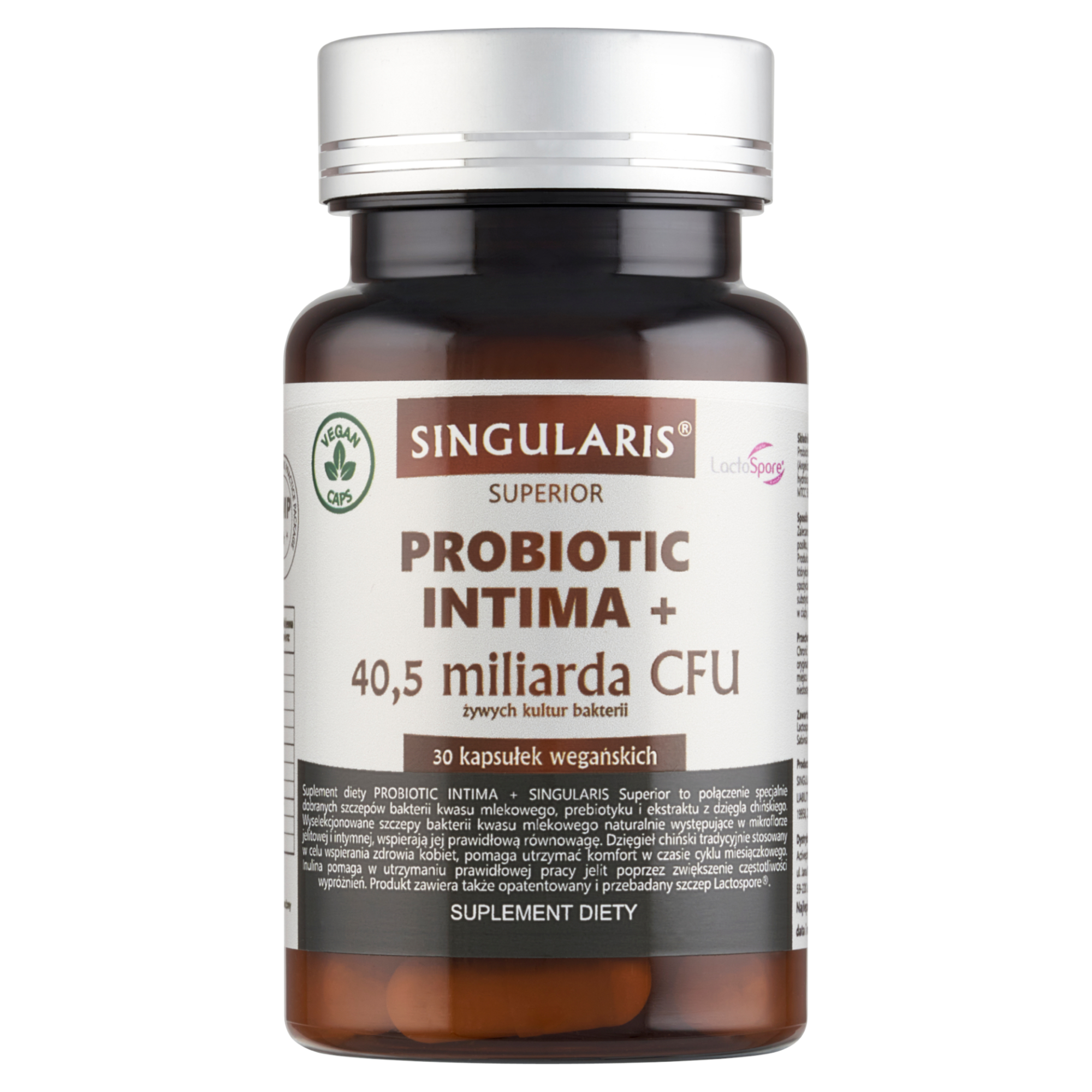 Singularis Superior Kapsułki probiotic intima +, kapsułki, 30 sztuk zdjęcie