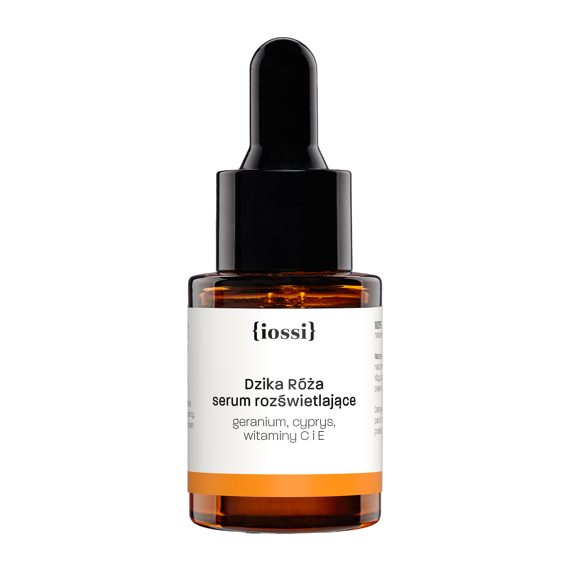 Iossi Dzika Róża Serum rozświetlające Geranium, cyprys, witaminy C i E, 10 ml zdjęcie