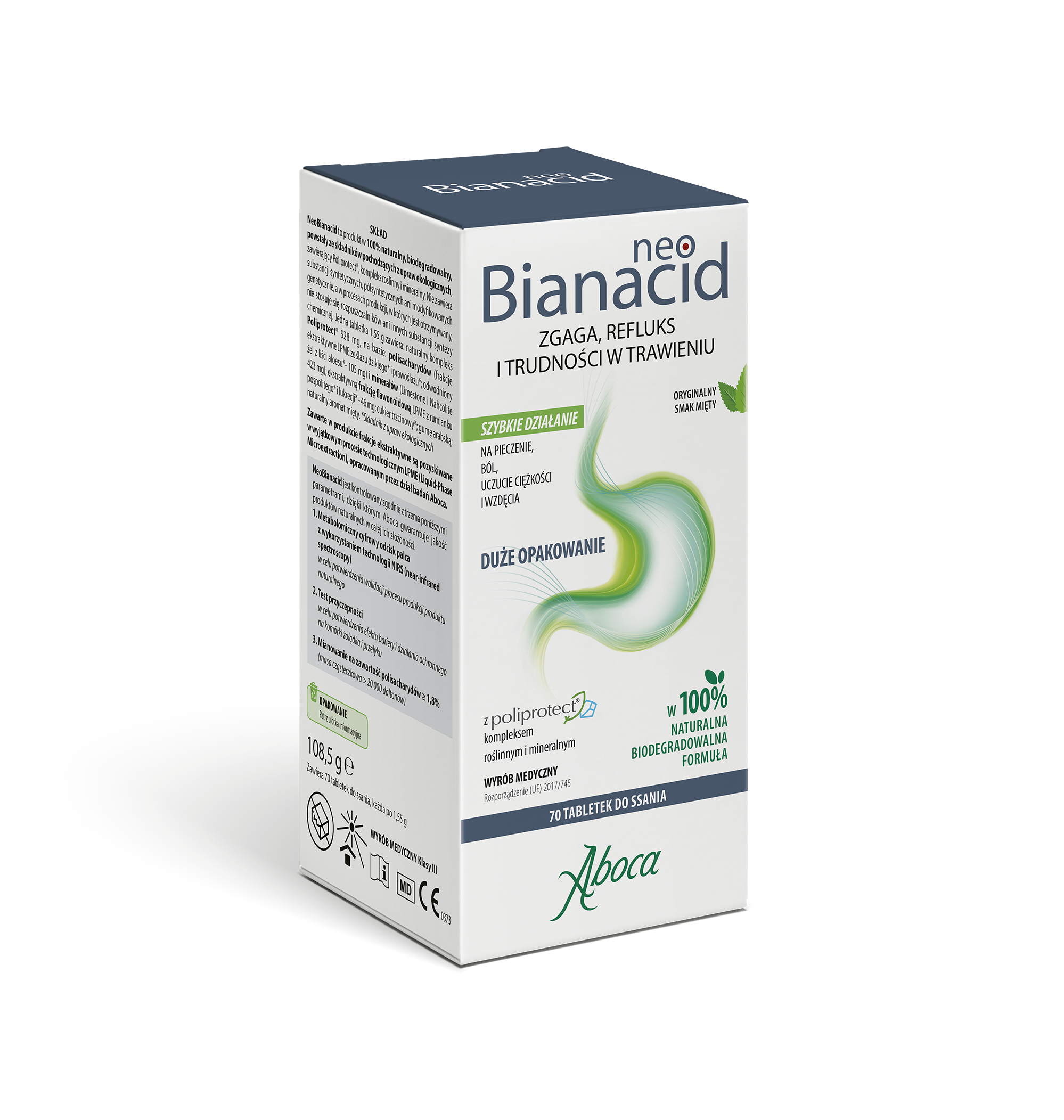 NeoBianacid, tabletki do ssania, 70 sztuk zdjęcie