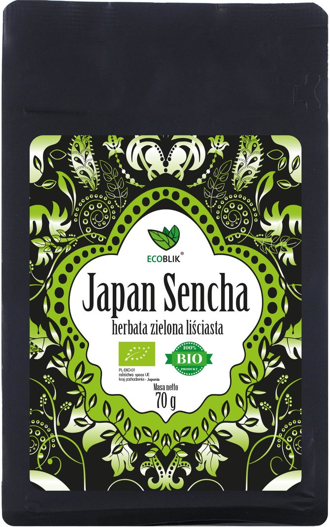 Ecoblik, Herbata Japan Sencha Eko, 70 g zdjęcie
